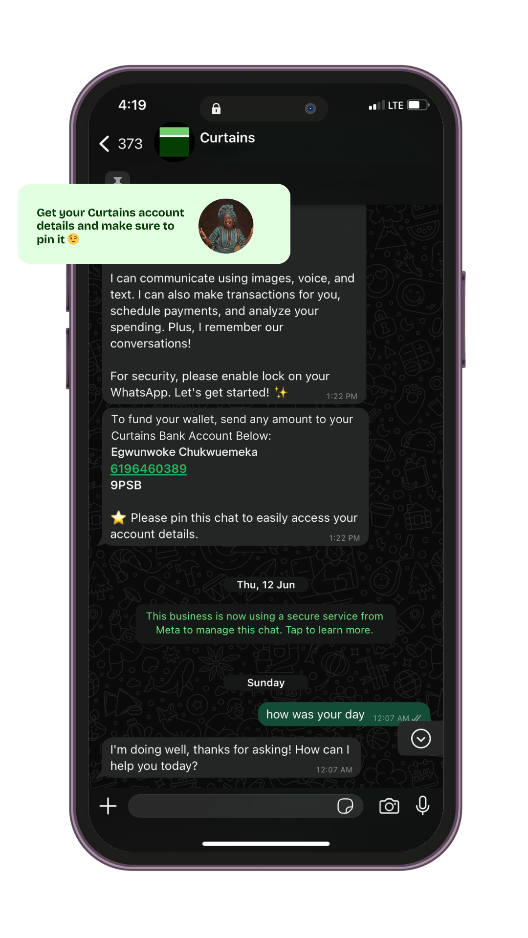 Get Your Account Details